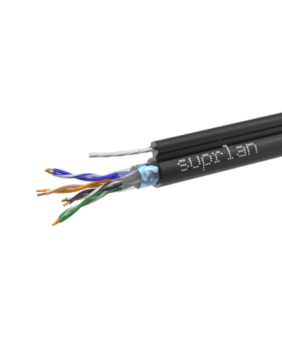 FTP Cat.5e 4x2xAWG24 Cu PE Outdoor T-FG8 (трос) Standard (01-1026-1). Кабель «витая пара» (LAN) для структурированных систем связи. SUPRLAN в Самаре