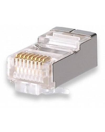 Коннекторы 8P8C FTP Cat.5e 3U (RJ-45) (100шт) (10-0201). Разъем RJ-45. SUPRLAN в Самаре
