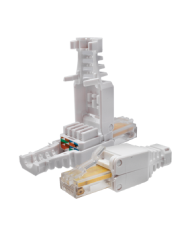 Коннектор 8P8C U/UTP Cat.5e (RJ-45) безинструментальный (10-0218). Разъем RJ-45. SUPRLAN в Самаре