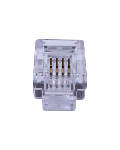 Коннекторы 4P4C (RJ-11) (100шт) (10-0229). Телефонный разъем 4P4C (RJ-11). SUPRLAN в Самаре