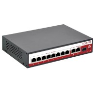 SR-PS0821GBL. Коммутатор с питанием по PoE. SarmatT