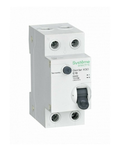 City9 Set 1P+N С 10А 4.5kA 10мА A 230В (C9D51610). Автоматический выключатель дифференциального тока. Systeme Electric в Самаре