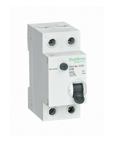 City9 Set 1P+N С 20А 4.5kA 10мА A 230В (C9D51620). Автоматический выключатель дифференциального тока. Systeme Electric в Самаре