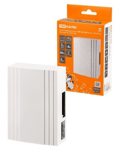 ЗПС-10/2-ЭМ, эл.мех - Ding-Dong, без кнопки, AC 230V (SQ1901-0046). Звонок проводной. TDM ЕLECTRIC в Самаре