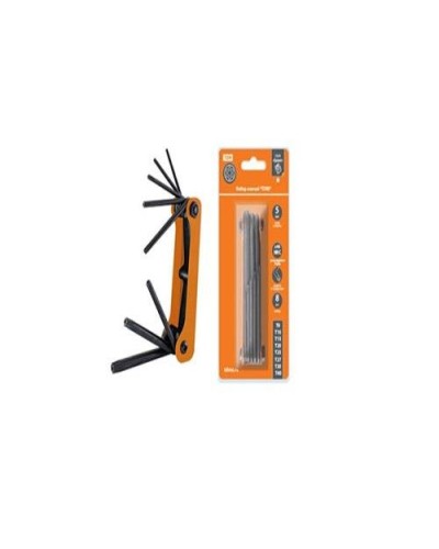 Набор ключей TORX раскладной 8шт.: T9-T40, углеродистая сталь Гранит TDM (SQ1020-0211). Набор ключей. TDM ЕLECTRIC в Самаре