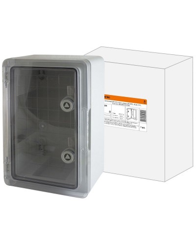 ЩМП-0-4, прозрачная крышка ABS, IP65, 400x300x220. Бокс пластиковый антивандальный. TDM ЕLECTRIC в Самаре