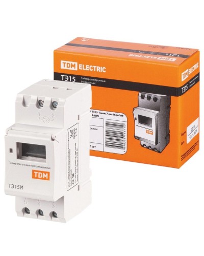 ТЭ15М-1мин/7дн-32on/off-30А-DIN TDM (SQ1503-0037). Таймер электронный. TDM ЕLECTRIC в Самаре