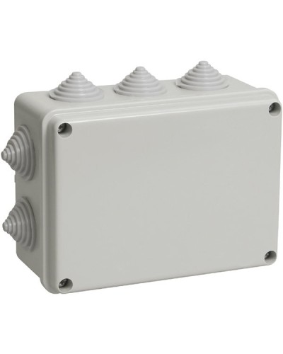 Коробка ОП 150х110х70мм, крышка, IP44, 10 гермовводов (SQ1401-1241). Распаячная коробка. TDM ЕLECTRIC в Самаре