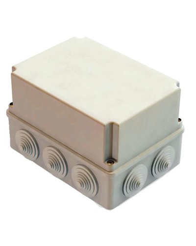 Коробка ОП 190х140х120мм, крышка, IP55, 10 гермовводов (SQ1401-1246). Распаячная коробка. TDM ЕLECTRIC в Самаре