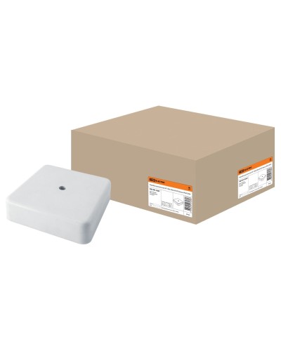 Коробка КР 100х100х29 ОП белая, IP40 (SQ1401-0207). Распаячная коробка. TDM ЕLECTRIC в Самаре