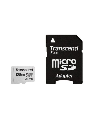 TS128GUSD300S-A. Карта памяти microSDXC, 128 ГБ, Class 10. TRANSCEND в Самаре