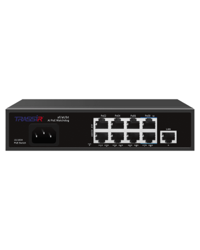 TR-NS1109-120-8PoE. Коммутатор с PoE. Trassir в Самаре
