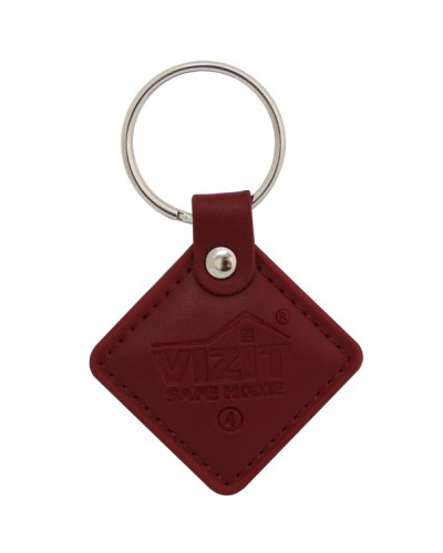 VIZIT-RF2.2 (Red). Брелок proximity кожаный. VIZIT в Самаре