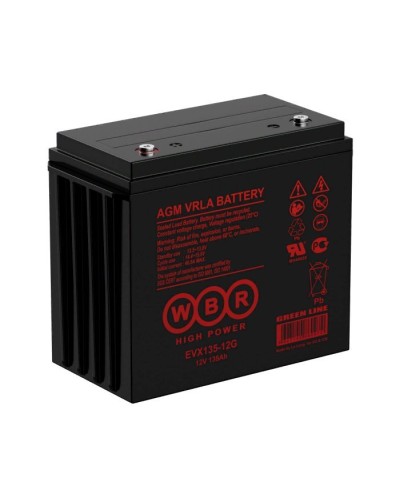 WBR EVX135-12G. Аккумулятор герметичный свинцово-кислотный. WBR в Самаре