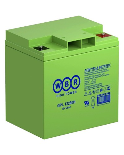 WBR GPL12280H. Аккумулятор герметичный свинцово-кислотный. WBR в Самаре