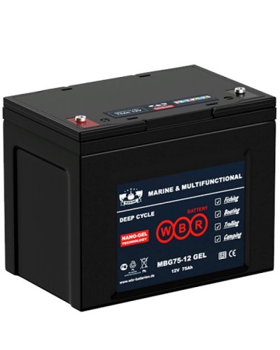 WBR MBG75-12. Аккумулятор герметичный свинцово-кислотный. WBR в Самаре