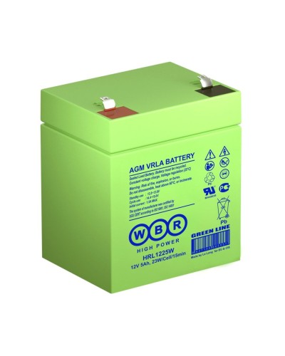 WBR HRL1225W. Аккумулятор герметичный свинцово-кислотный. WBR в Самаре