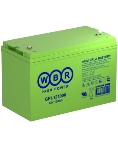 WBR GPL121000. Аккумулятор герметичный свинцово-кислотный. WBR в Самаре