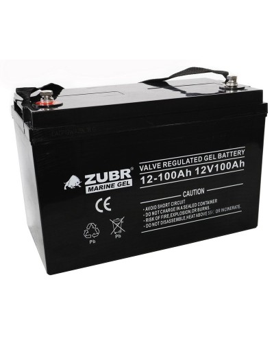 ZUBR MARINE GEL NPG 12-100 (12V, 100Ah). Аккумулятор герметичный свинцово-кислотный. ZUBR в Самаре