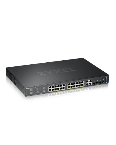 GS2220-28HP-EU0101F. Гибридный L2 коммутатор PoE+. ZYXEL в Самаре