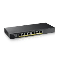 GS1915-8EP-EU0101F. Коммутатор гибридный Smart L2 PoE+. ZYXEL