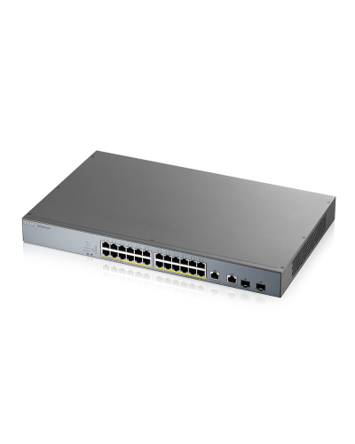 GS1350-26HP-EU0101F. L2 коммутатор PoE+ для IP-видеокамер rack 19. ZYXEL в Самаре