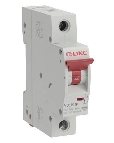 YON max MD63S 1P 50А 4,5кА C (MD63S-1PC50). Автоматический выключатель. ДКС в Самаре