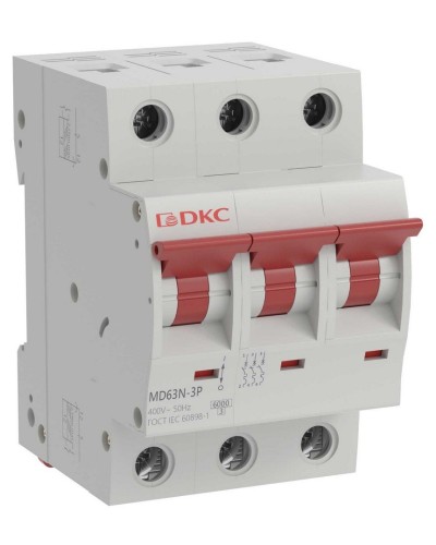 YON max MD63N 3P 32А 6кА C (MD63N-3PC32). Автоматический выключатель. ДКС в Самаре