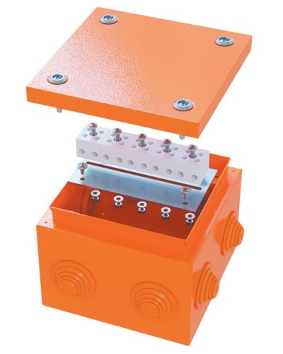 Коробка FS 150х150х80 4P (FSK30410): Коробка ответвительная огнестойкая стальная в Самаре