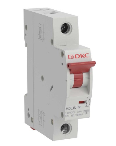 YON max MD63N 1P 40А 6кА C (MD63N-1PC40). Автоматический выключатель. ДКС в Самаре