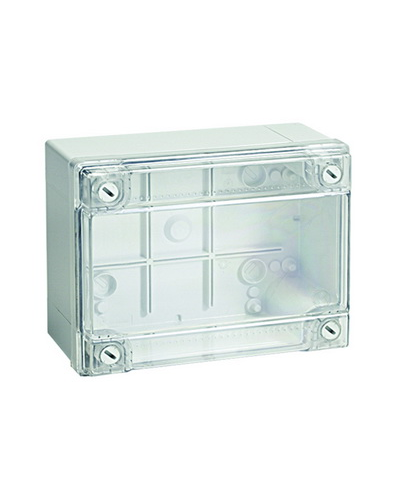 Коробка ответвительная с гладкими стенками, IP56, 380х300х120 (54420). Коробка ответвительная с гладкими стенками и прозрачной крышкой. ДКС в Самаре
