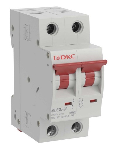 YON max MD63N 2P 16А 6кА C (MD63N-2PC16). Автоматический выключатель. ДКС в Самаре