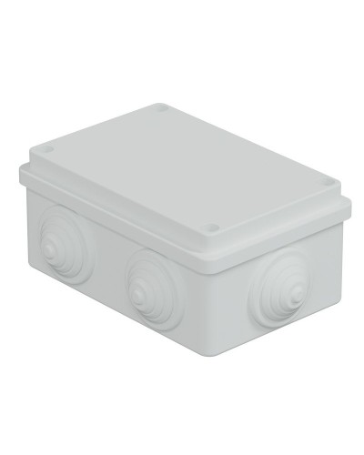 Коробка JBS120 120х80х50, 6 вых., IP55, белая (44008W-1). Коробка монтажная. Экопласт в Самаре