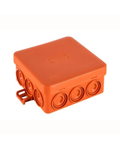 Коробка JBL085 85х85х38, 12 вых., 6P (0,15-6мм²) (43855HF): Коробка монтажная, огнестойкая, без галогена в Самаре