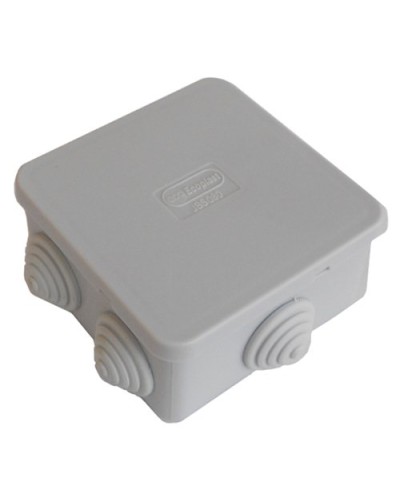 Коробка JBS080 85х85х40, 6 вых, IP44, серая (44006). Коробка монтажная. Экопласт в Самаре