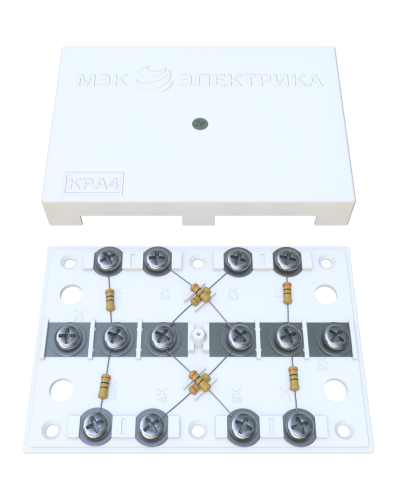 KRA-4 300 Om white (MEC42103). Коробка на 4 абонента. МЭК-Электрика в Самаре