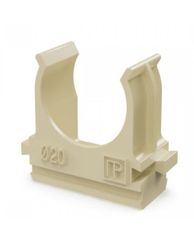 Крепёж-клипса для труб АБС-пластик сосна D20 (100 шт) (PR13.0049). Крепление для труб ПВХ. Промрукав в Самаре