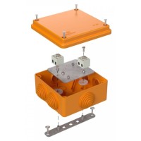 Коробка огнестойкая 100х100х50 (40-0300-FR1.5-4). Коробка огнестойкая для открытой установки. Промрукав