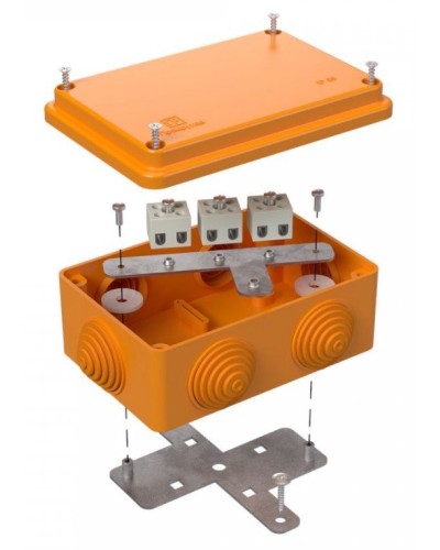 Коробка огнестойкая 120х80х50 (40-0340-FR2.5-6). Коробка огнестойкая для открытой установки. Промрукав в Самаре