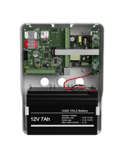 Mega v.5 LTE в корпусе (под АКБ 1,2-7 Ач с БРП 12V 2,5А). Панель охранная радиоканальная. Ритм в Самаре