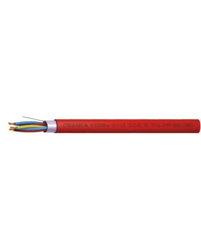 КПСВЭВнг(А)-LS 4х2х2,5 (Спецкабель). Кабель симметричный для систем сигнализации и управления, групповой прокладки, с пониженным дымо- и газовыделением. Спецкабель в Самаре