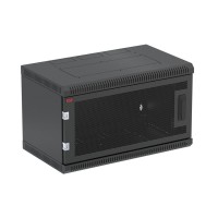 ШТ-НСр-6U-600-350-П-Ч (130411-01322). Шкаф телекоммуникационный 19 настенный 6U. ССД (Связьстройдеталь)