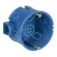 Коробка установочная Ø68х45 GENERICA (UKT10-068-045-000-A-S-UO). Коробка установочная СЗ блочная для твердых стен (со стыковочными узлами). GENERICA